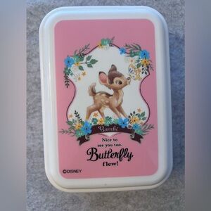 Disney Japan Set of 3 Bento boxes featuring Bambi, Winnie and Chip & Dale